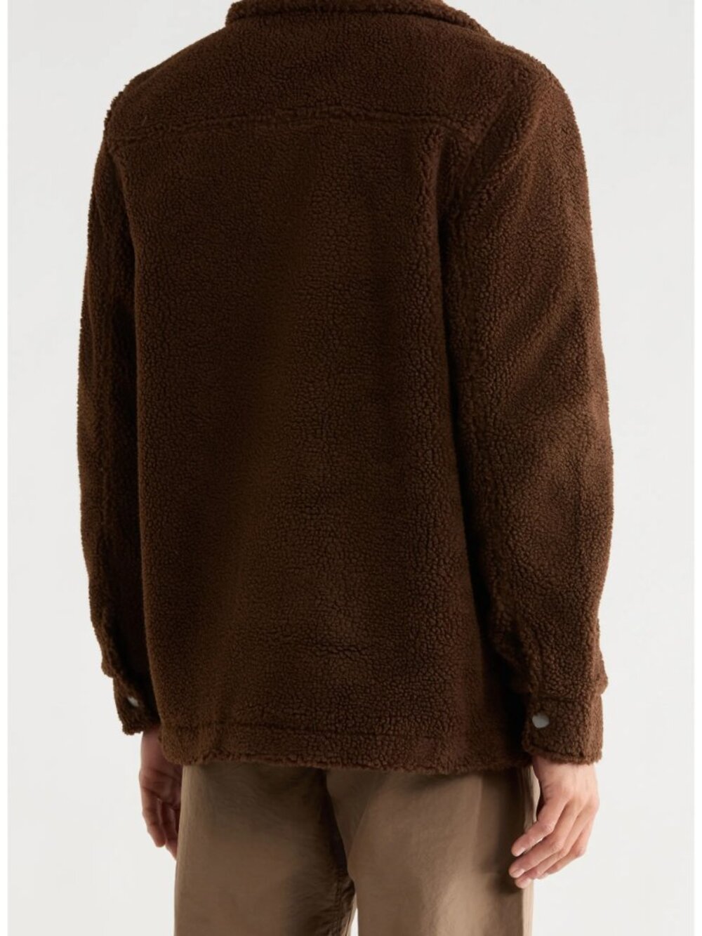Joe's Jeans Brown Teddy Sherpa Jacket Size Large NWT - Picture 3 of 3